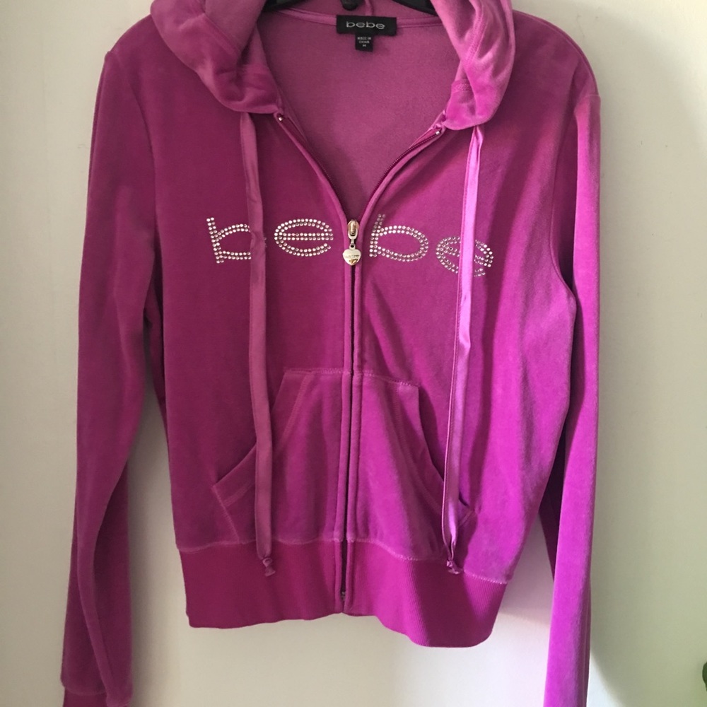 Bebe velvet hoodie